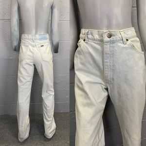 Vinage 1990s Lee Light Wash High Waist Mom Jeans 32 x 36